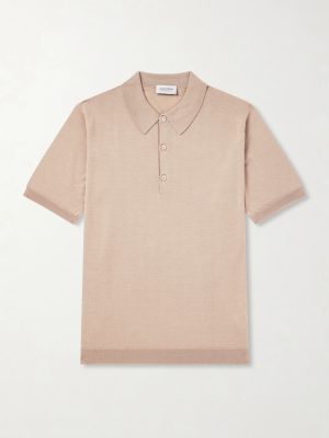 Macloud Knitted Merino Wool Polo Shirt Macloud Knitted Merino Wool Polo Shirt