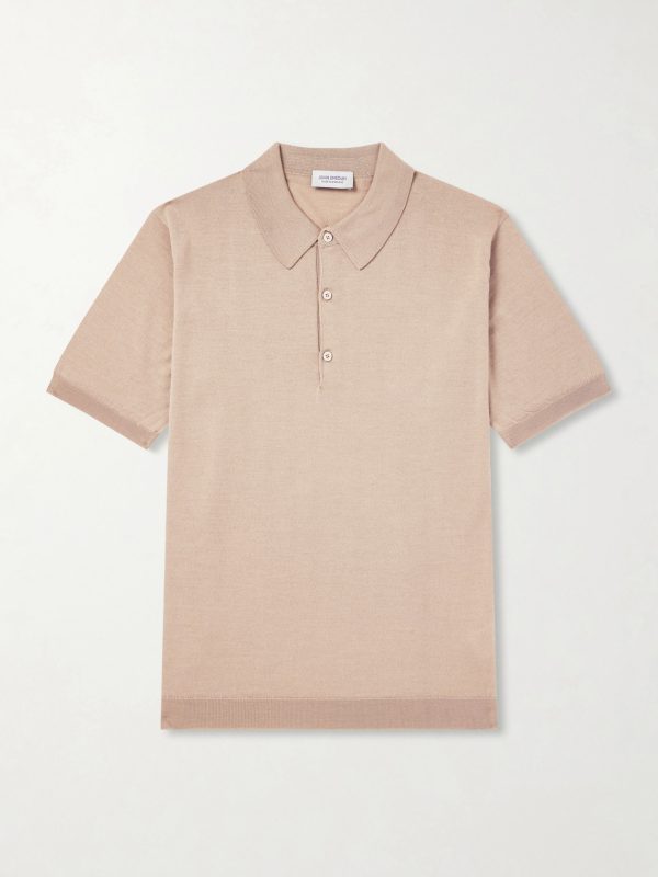 Macloud Knitted Merino Wool Polo Shirt Macloud Knitted Merino Wool Polo Shirt