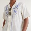Maitan Camp-Collar Embroidered Cotton Shirt - CU Maitan Camp-Collar Embroidered Cotton Shirt - CU