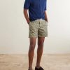 Burnham Tie Stitch Linen-blend Polo Shirt - OU