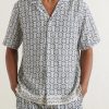 Maitan Passetto Camp-Collar Printed Lyocell Shirt - FR