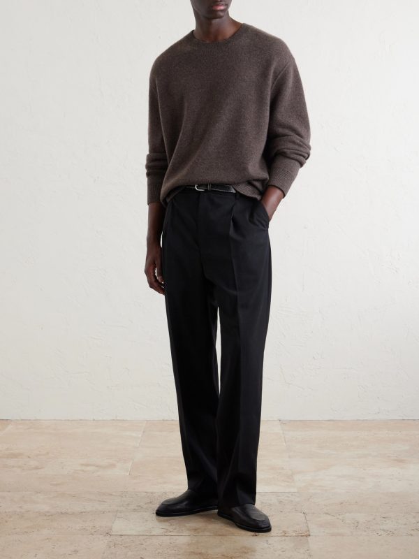 Tropical Straight-Leg Wool Trousers - OU Tropical Straight-Leg Wool Trousers - OU