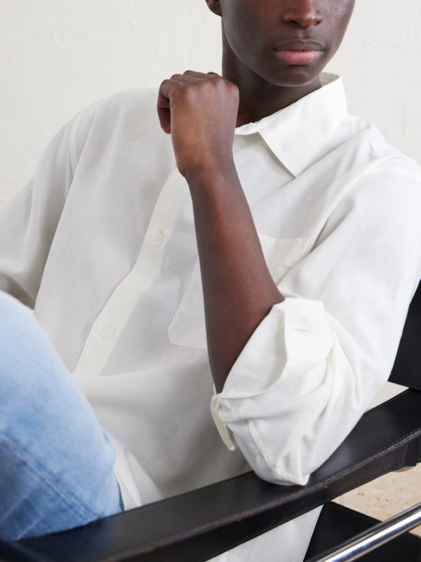 Lyocell, Linen and Cotton-Blend Shirt - CU