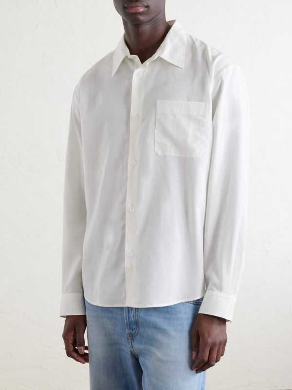 Lyocell, Linen and Cotton-Blend Shirt - FR