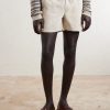 Straight-Leg Cotton-Canvas Drawstring Shorts - FR