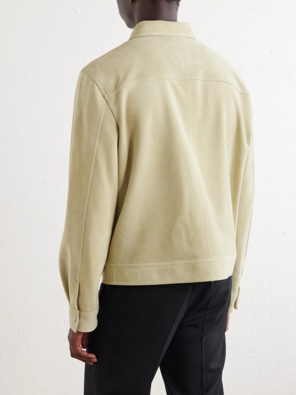 Suede Trucker Jacket - BK Suede Trucker Jacket - BK
