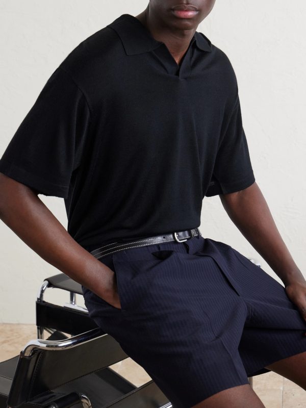Knitted Cotton Polo Shirt - E1 Knitted Cotton Polo Shirt - E1