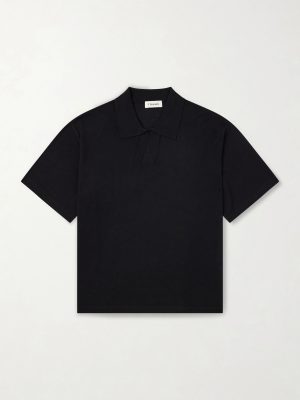 Knitted Cotton Polo Shirt Knitted Cotton Polo Shirt