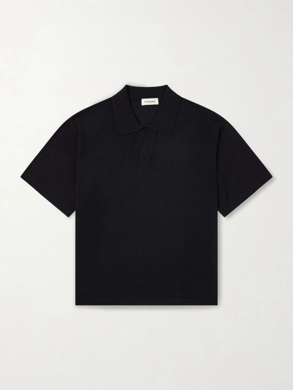 Knitted Cotton Polo Shirt Knitted Cotton Polo Shirt
