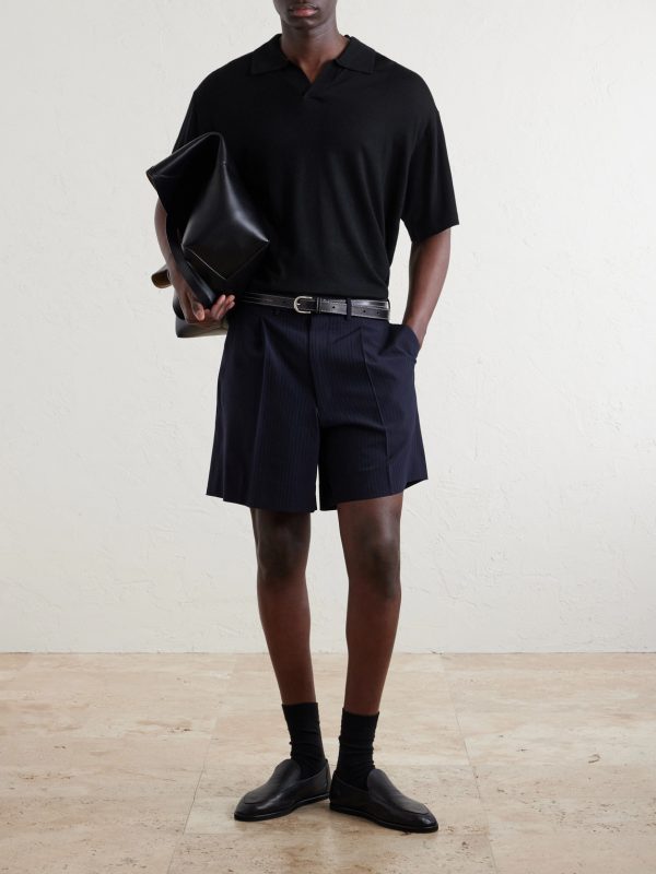 Knitted Cotton Polo Shirt - OU Knitted Cotton Polo Shirt - OU