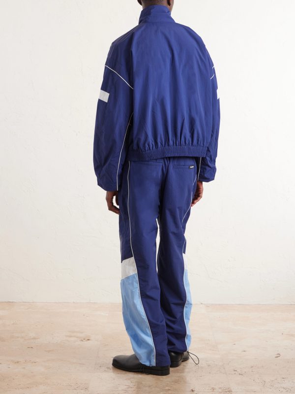 Straight-leg Logo-Embroidered Nylon Trousers - BK Straight-leg Logo-Embroidered Nylon Trousers - BK