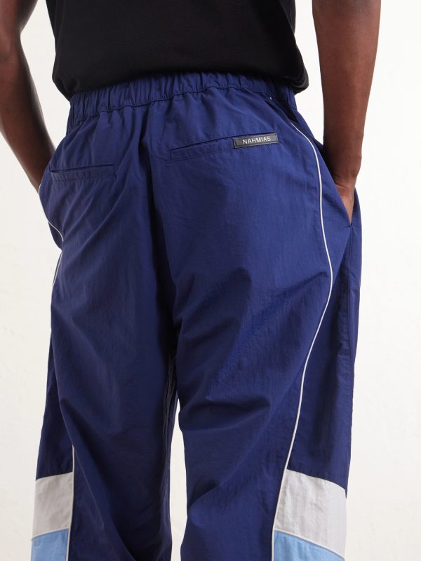 Straight-leg Logo-Embroidered Nylon Trousers - E2 Straight-leg Logo-Embroidered Nylon Trousers - E2