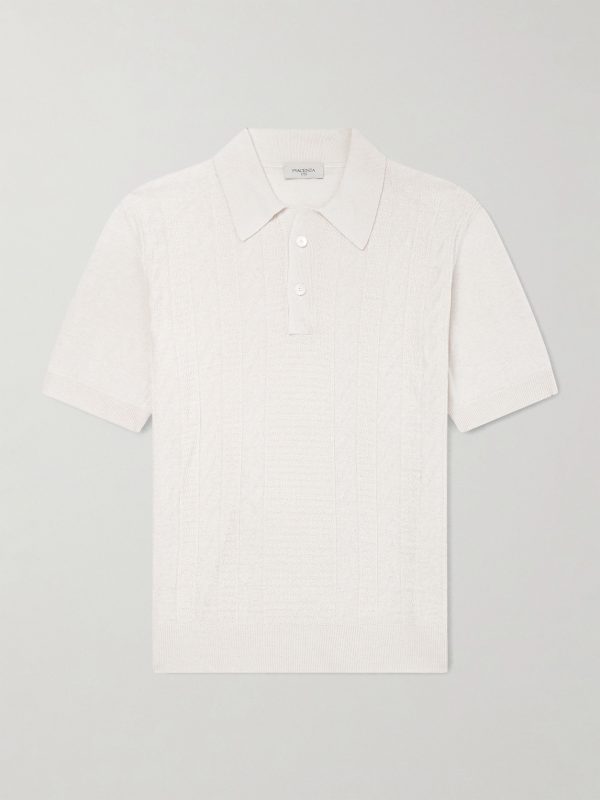 Silk and Linen-Blend Polo Shirt Silk and Linen-Blend Polo Shirt