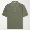 Silk and Linen-Blend Polo Shirt