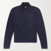 Cashmere and Linen-Blend Zip-Up Sweater Cashmere and Linen-Blend Zip-Up Sweater