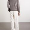 Virgin Wool Half-Zip Sweater - BK