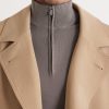 Virgin Wool Half-Zip Sweater - CU
