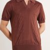 Silk and Cotton-Blend Polo Shirt - FR Silk and Cotton-Blend Polo Shirt - FR