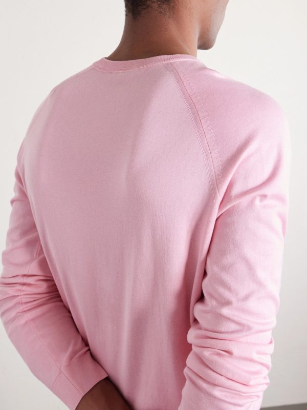 Cotton and Silk-Blend Sweater - CU