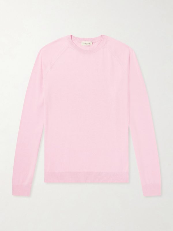 Cotton and Silk-Blend Sweater