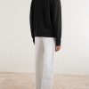 Cashmere and Linen-Blend Sweater - BK