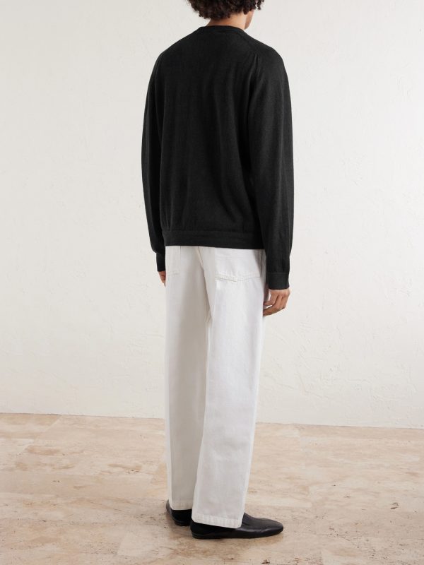 Cashmere and Linen-Blend Sweater - BK
