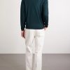Slim-Fit Virgin Wool Zip-Up Cardigan - BK Slim-Fit Virgin Wool Zip-Up Cardigan - BK