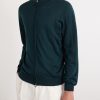 Slim-Fit Virgin Wool Zip-Up Cardigan - FR Slim-Fit Virgin Wool Zip-Up Cardigan - FR