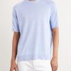 Silk and Linen-Blend T-Shirt - FR Silk and Linen-Blend T-Shirt - FR