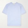 Silk and Linen-Blend T-Shirt Silk and Linen-Blend T-Shirt