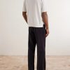 Silk and Linen-Blend T-Shirt - BK