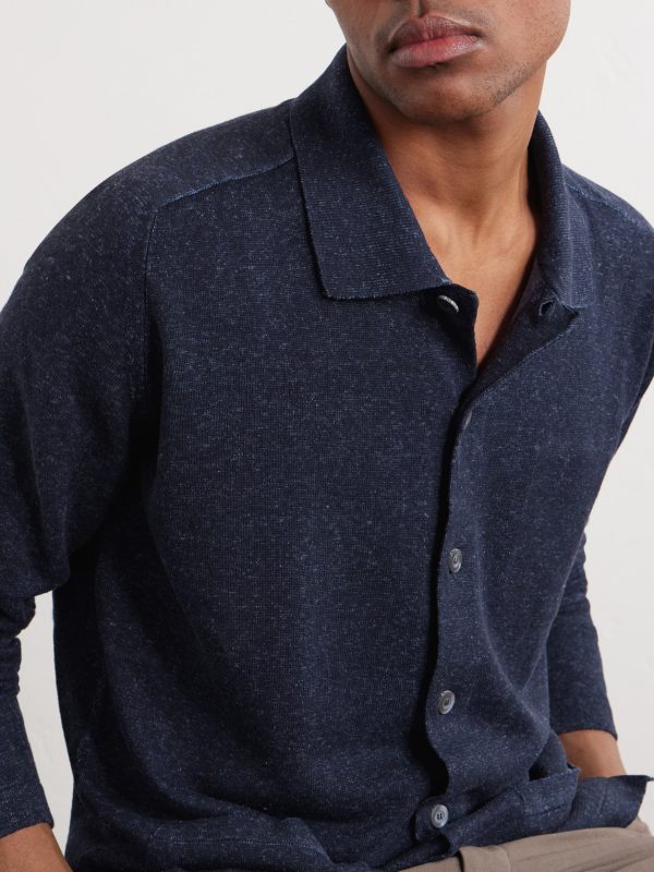 Silk and Linen-Blend Chore Overshirt - CU