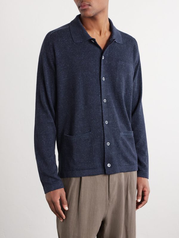 Silk and Linen-Blend Chore Overshirt - FR