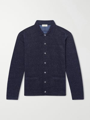 Silk and Linen-Blend Chore Overshirt