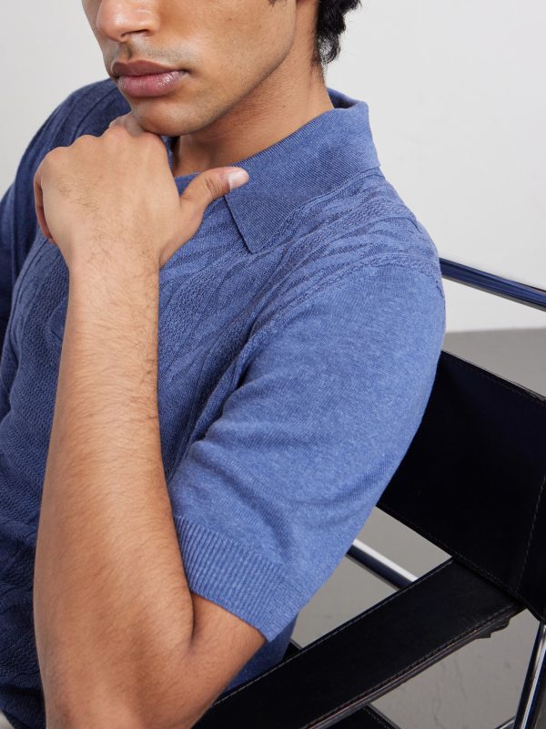 Silk and Linen-Blend Polo Shirt - CU Silk and Linen-Blend Polo Shirt - CU