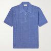 Silk and Linen-Blend Polo Shirt Silk and Linen-Blend Polo Shirt