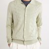 Pointelle-Knit Silk and Cotton-Blend Cardigan - FR Pointelle-Knit Silk and Cotton-Blend Cardigan - FR
