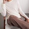 Mulberry Silk and Cashmere-Blend Sweater - CU Mulberry Silk and Cashmere-Blend Sweater - CU