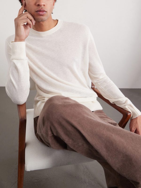 Mulberry Silk and Cashmere-Blend Sweater - CU Mulberry Silk and Cashmere-Blend Sweater - CU