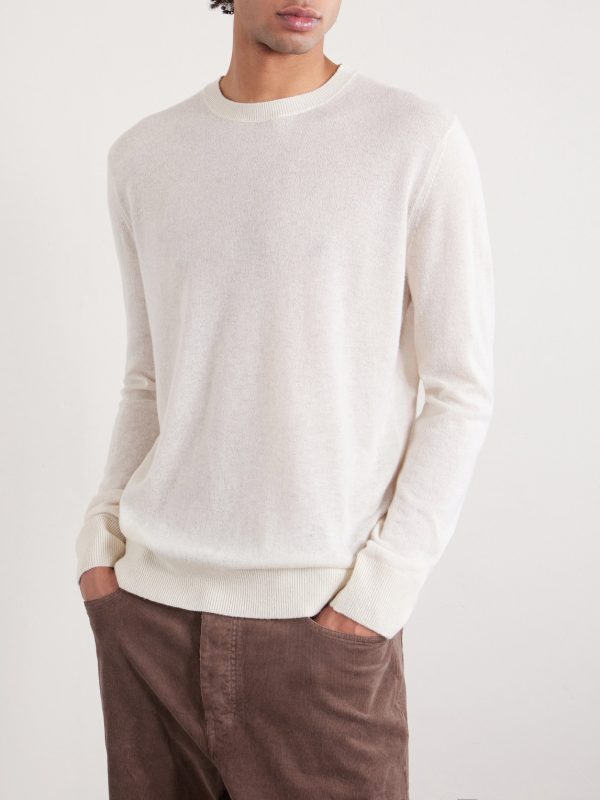 Mulberry Silk and Cashmere-Blend Sweater - FR Mulberry Silk and Cashmere-Blend Sweater - FR