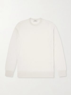 Mulberry Silk and Cashmere-Blend Sweater