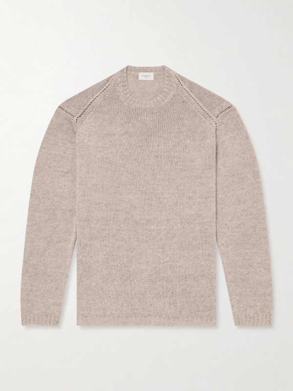 Cotton and Linen-Blend Sweater Cotton and Linen-Blend Sweater