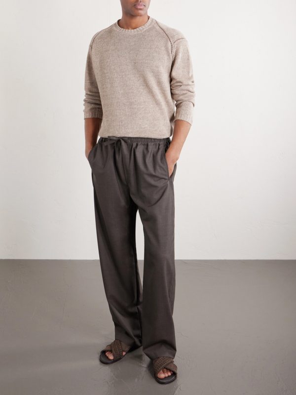 Cotton and Linen-Blend Sweater - OU Cotton and Linen-Blend Sweater - OU