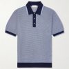 Honeycomb-Knit Cotton Polo Shirt Honeycomb-Knit Cotton Polo Shirt