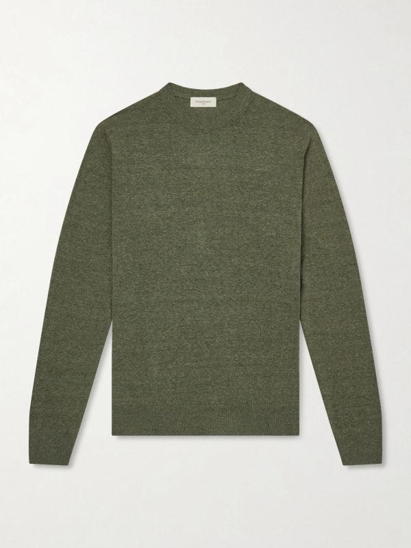 Silk and Linen-Blend Sweater Silk and Linen-Blend Sweater