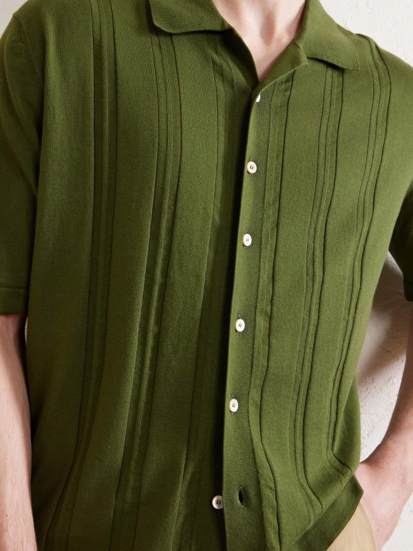 Knitted Cotton Shirt - CU Knitted Cotton Shirt - CU