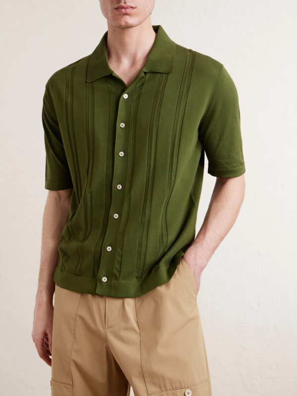 Knitted Cotton Shirt - FR Knitted Cotton Shirt - FR