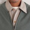 Slim-Fit Honeycomb-Knit Cotton Bomber Jacket - E1