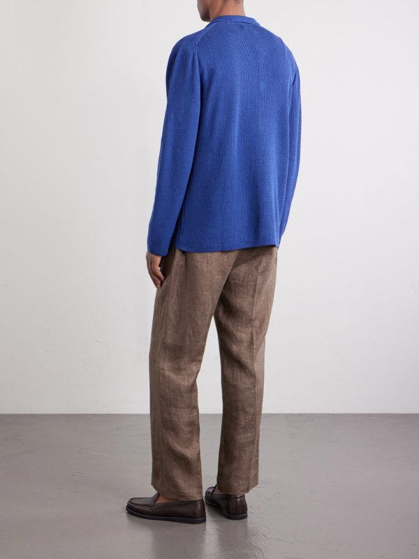 Silk and Linen-Blend Chore Jacket - BK Silk and Linen-Blend Chore Jacket - BK