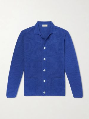 Silk and Linen-Blend Chore Jacket